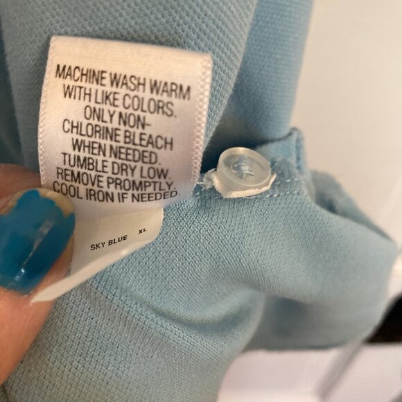 Croft & Barrow Polo Shirt XL Blue - Picture 8 of 8